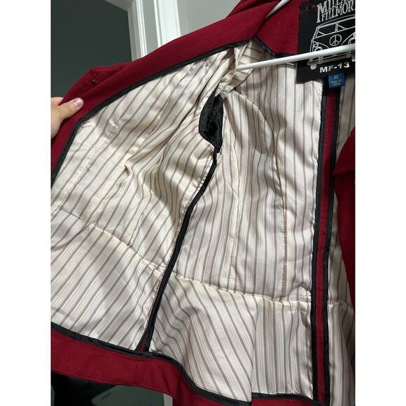 🔴Millard‎ Fillmore Anthropologie Red Blazer Size M - Picture 4 of 7